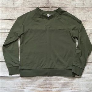 H&M Green Lightweight Sweatshirt